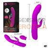 Vibrador con succionador de clitoris. Recargable USB